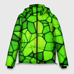 Мужская зимняя куртка Зеленая мозаика