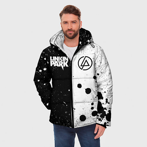 Мужская зимняя куртка LINKIN PARK / 3D-Светло-серый – фото 3
