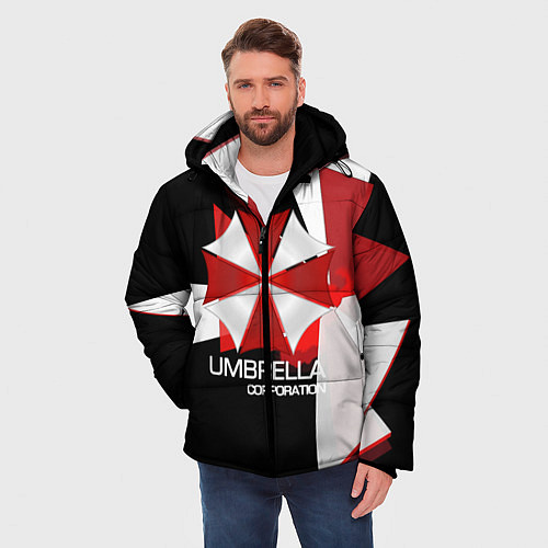 Мужская зимняя куртка UMBRELLA CORP / 3D-Красный – фото 3