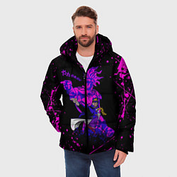 Куртка зимняя мужская JOJOS BIZARRE ADVENTURE, цвет: 3D-черный — фото 2