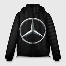 Куртка зимняя мужская MERCEDES-BENZ CARBON, цвет: 3D-черный