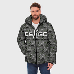Куртка зимняя мужская CS GO, цвет: 3D-светло-серый — фото 2