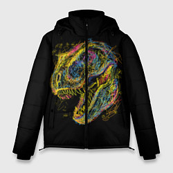 Куртка зимняя мужская Тираннозавр Рекс, цвет: 3D-черный