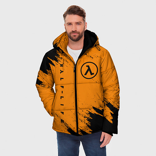 Мужская зимняя куртка HALF-LIFE / 3D-Черный – фото 3