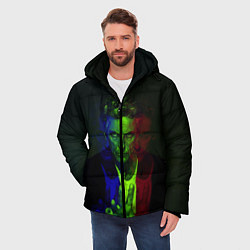 Куртка зимняя мужская DOCTOR WHO, цвет: 3D-черный — фото 2