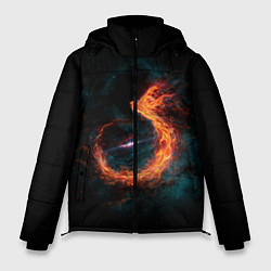Куртка зимняя мужская Космический Феникс, цвет: 3D-светло-серый