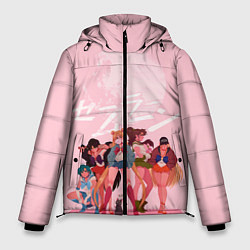 Куртка зимняя мужская PINK SAILOR MOON, цвет: 3D-красный