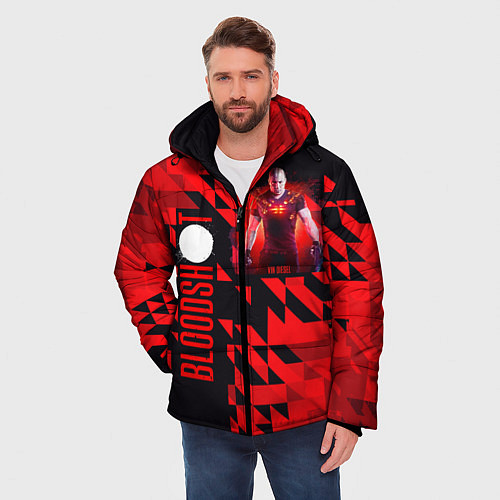 Мужская зимняя куртка Bloodshot / 3D-Черный – фото 3