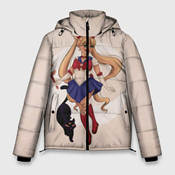 Куртка зимняя мужская Sailor Moon, цвет: 3D-черный