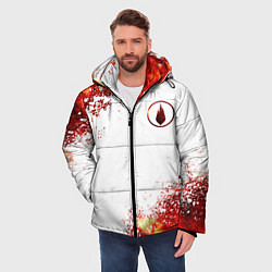 Куртка зимняя мужская Thousand Foot Krutch, цвет: 3D-светло-серый — фото 2