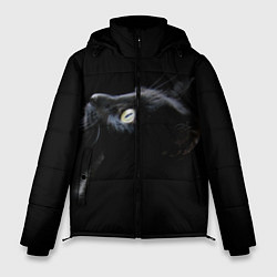 Куртка зимняя мужская Кот, цвет: 3D-черный