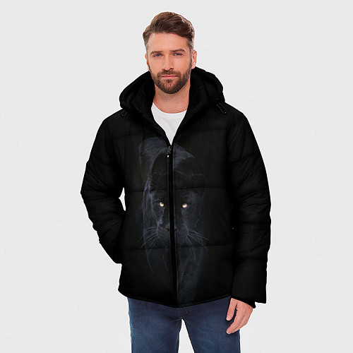 Мужская зимняя куртка Пантера / 3D-Черный – фото 3