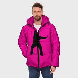 Куртка зимняя мужская Little Big: UNO, цвет: 3D-черный — фото 2