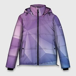 Куртка зимняя мужская Геометрический градиент, цвет: 3D-черный
