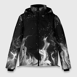 Куртка зимняя мужская БЕЛЫЙ ОГОНЬ, цвет: 3D-черный
