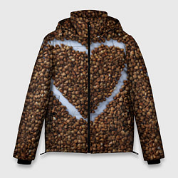 Куртка зимняя мужская I love гречка, цвет: 3D-черный