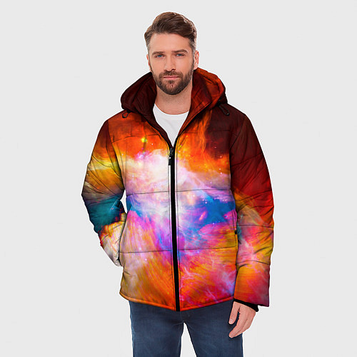 Мужская зимняя куртка Space / 3D-Черный – фото 3