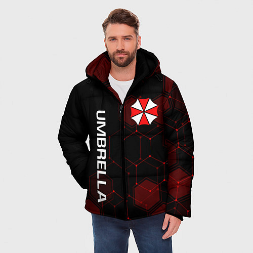 Мужская зимняя куртка UMBRELLA CORP / 3D-Красный – фото 3