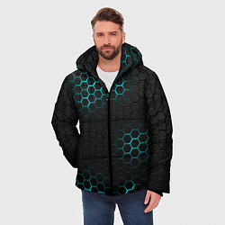Куртка зимняя мужская СТАЛЬНАЯ НЕОНОВАЯ БРОНЯ, цвет: 3D-черный — фото 2