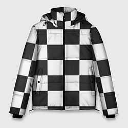 Куртка зимняя мужская Шахматка, цвет: 3D-светло-серый