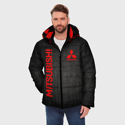 Мужская зимняя куртка MITSUBISHI / 3D-Черный – фото 3