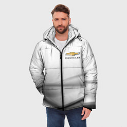 Куртка зимняя мужская CHEVROLET, цвет: 3D-черный — фото 2