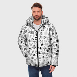 Куртка зимняя мужская RAINBOW SIX SIEGE, цвет: 3D-черный — фото 2