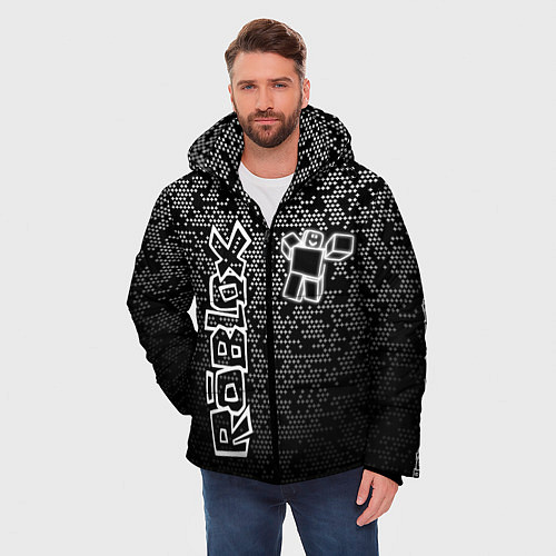 Мужская зимняя куртка RobloxOko / 3D-Черный – фото 3
