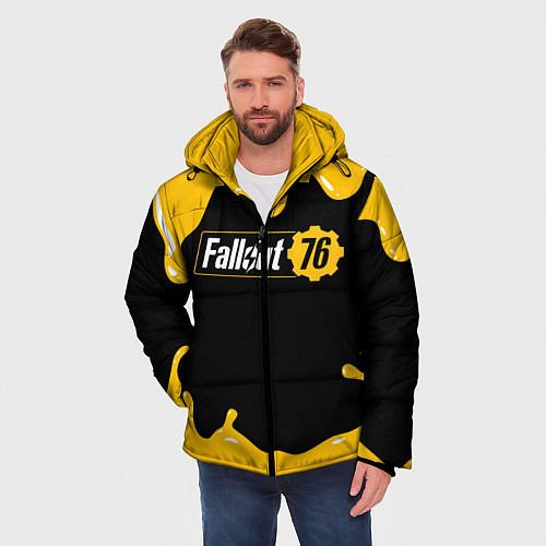 Мужская зимняя куртка FALLOUT76 / 3D-Черный – фото 3