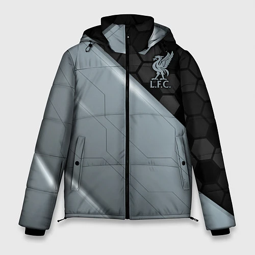 Мужская зимняя куртка Liverpool FC / 3D-Красный – фото 1