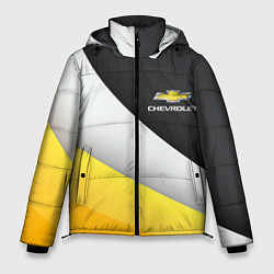 Куртка зимняя мужская CHEVROLET, цвет: 3D-черный