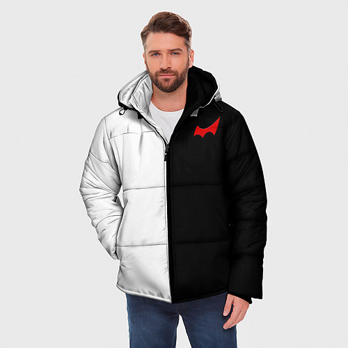 Мужская зимняя куртка Monokuma / 3D-Черный – фото 3