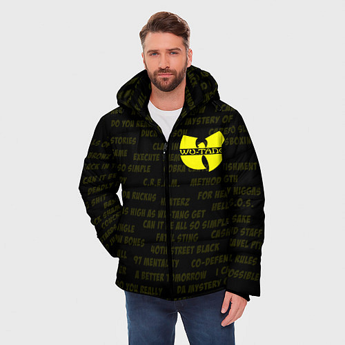 Мужская зимняя куртка WU-TANG CLAN / 3D-Черный – фото 3