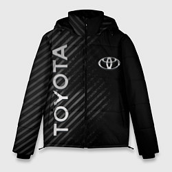 Куртка зимняя мужская Toyota, цвет: 3D-черный