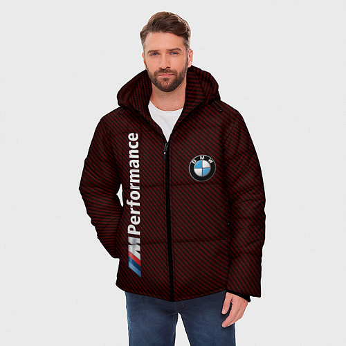 Мужская зимняя куртка BMW CARBON / 3D-Черный – фото 3