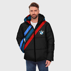 Куртка зимняя мужская BMW CARBON, цвет: 3D-черный — фото 2