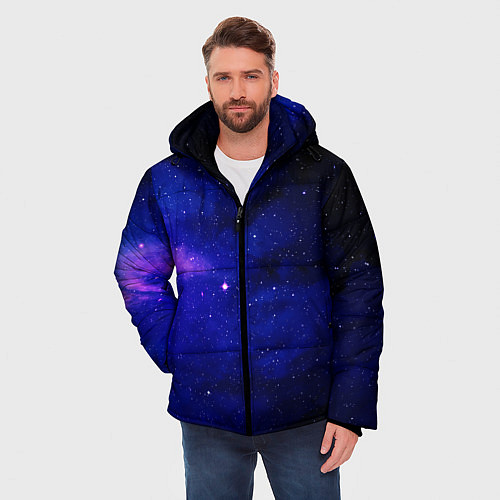 Мужская зимняя куртка КОСМОС / 3D-Черный – фото 3