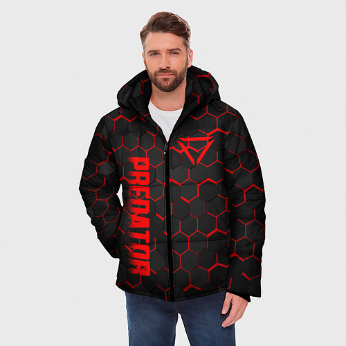 Мужская зимняя куртка PREDATOR / 3D-Черный – фото 3