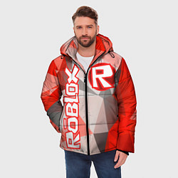 Куртка зимняя мужская ROBLOX 6, цвет: 3D-светло-серый — фото 2