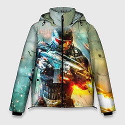 Куртка зимняя мужская CRYSIS, цвет: 3D-черный