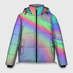 Куртка зимняя мужская Gradient vinyl, цвет: 3D-черный