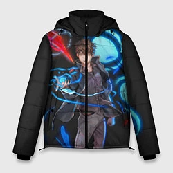 Куртка зимняя мужская БАШНЯ БОГА, цвет: 3D-черный