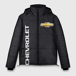 Куртка зимняя мужская CHEVROLET, цвет: 3D-черный