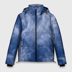 Куртка зимняя мужская Облака в небе, цвет: 3D-черный