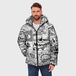Куртка зимняя мужская COMICS ART, цвет: 3D-светло-серый — фото 2