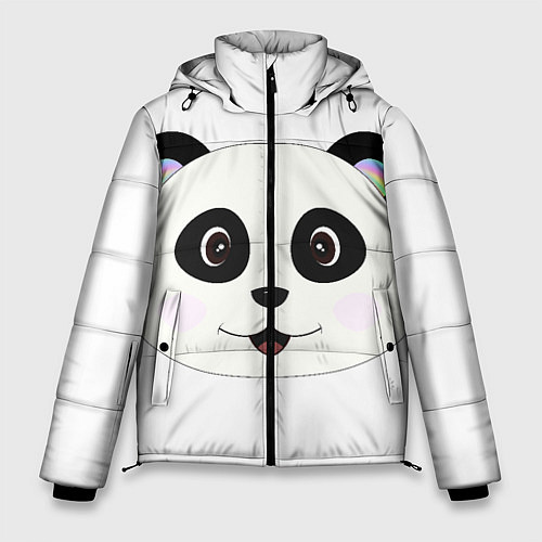 Мужская зимняя куртка Panda / 3D-Красный – фото 1