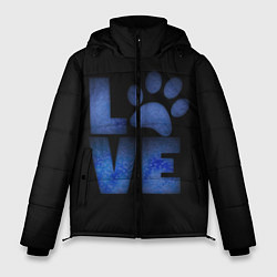 Мужская зимняя куртка Любовь к собакам и животным