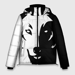 Куртка зимняя мужская Зверь, цвет: 3D-черный