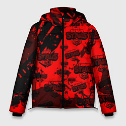 Куртка зимняя мужская BRAWL STARS, цвет: 3D-черный