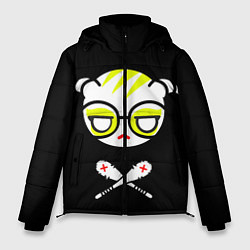 Куртка зимняя мужская Аниме, цвет: 3D-черный